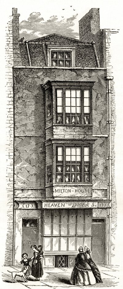 Maison de John Milton dans le Barbican, de 